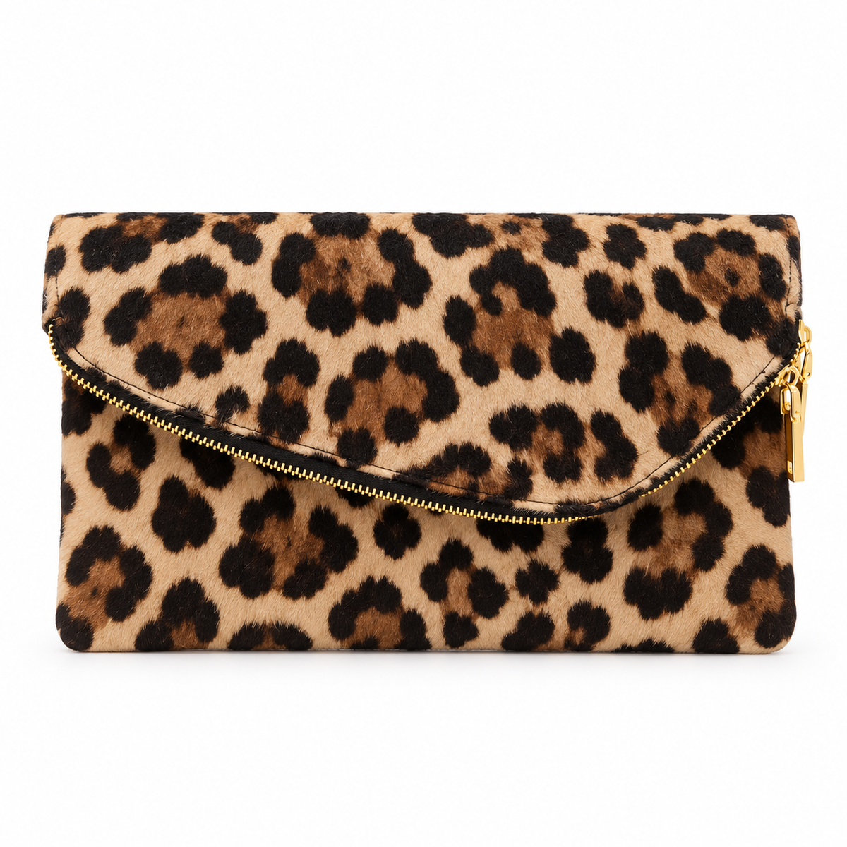 The Stockyard Foldover Clutch – Animal Print