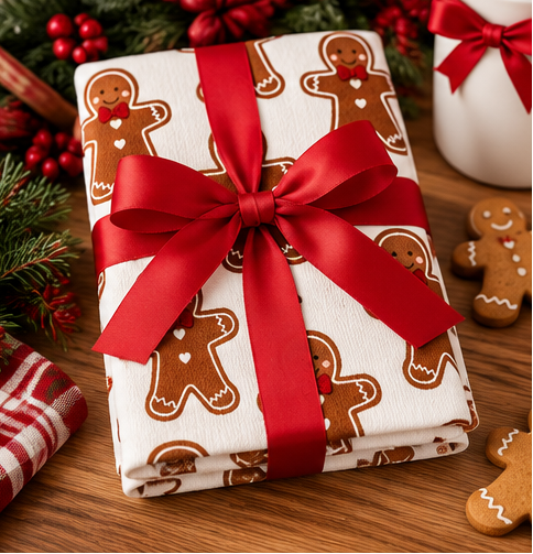 Gingerbread Christmas Kitchen Towels – Set of 2