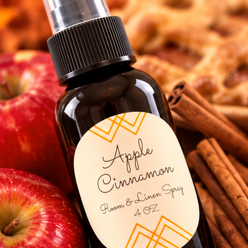 Apple Cinnamon Room & Linen Spray | Double-Scented 4 oz