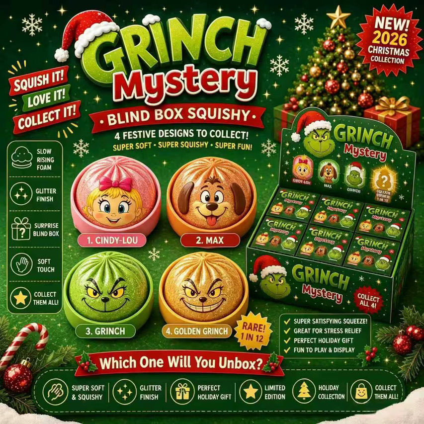 Grinch Family Mystery Dumpling *READY TO SHIP*