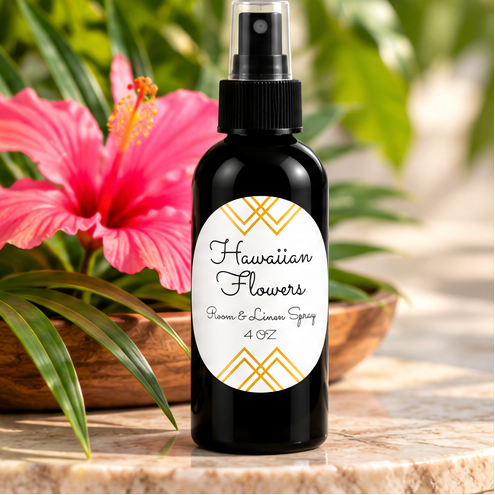 Hawaiian Flowers Room & Linen Spray | Tropical Fruit & Floral – 4 oz