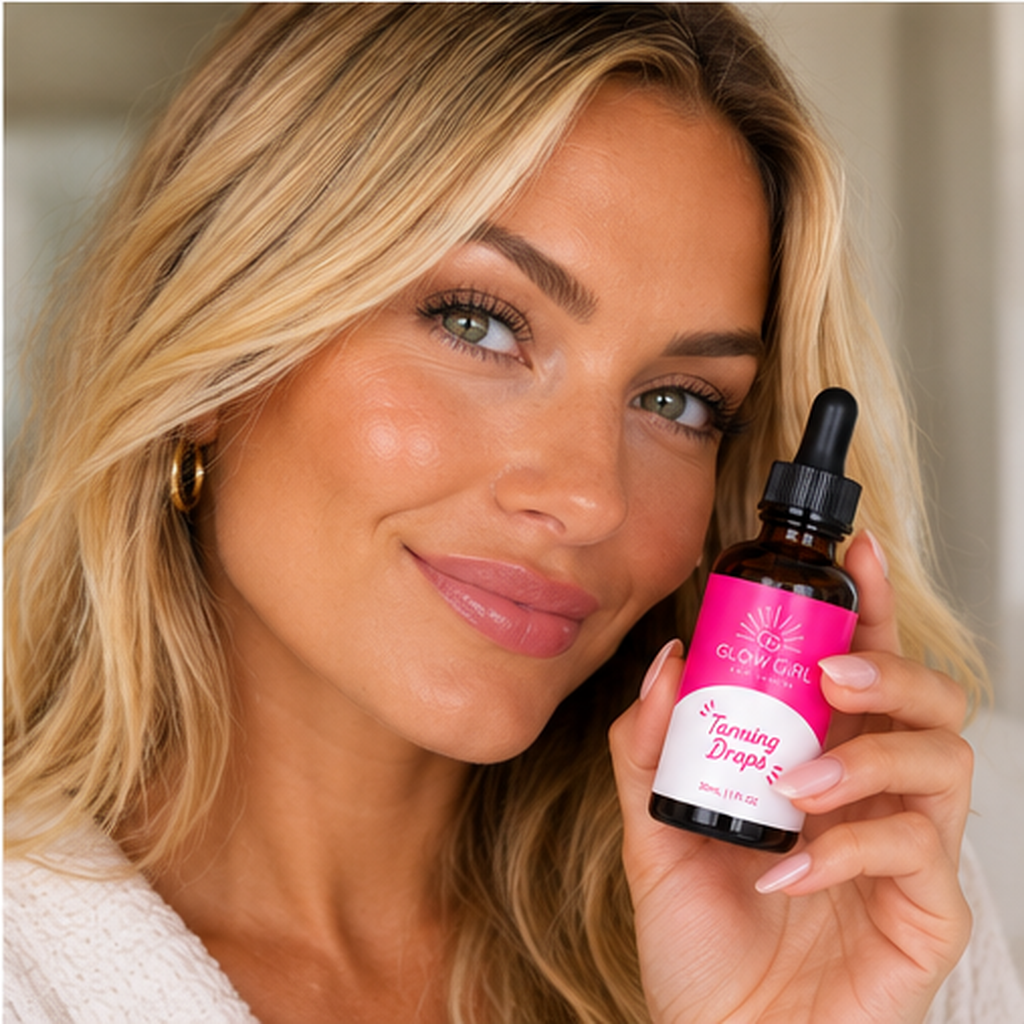 Glow Girl Self-Tanning Drops | Customizable Sunless Glow