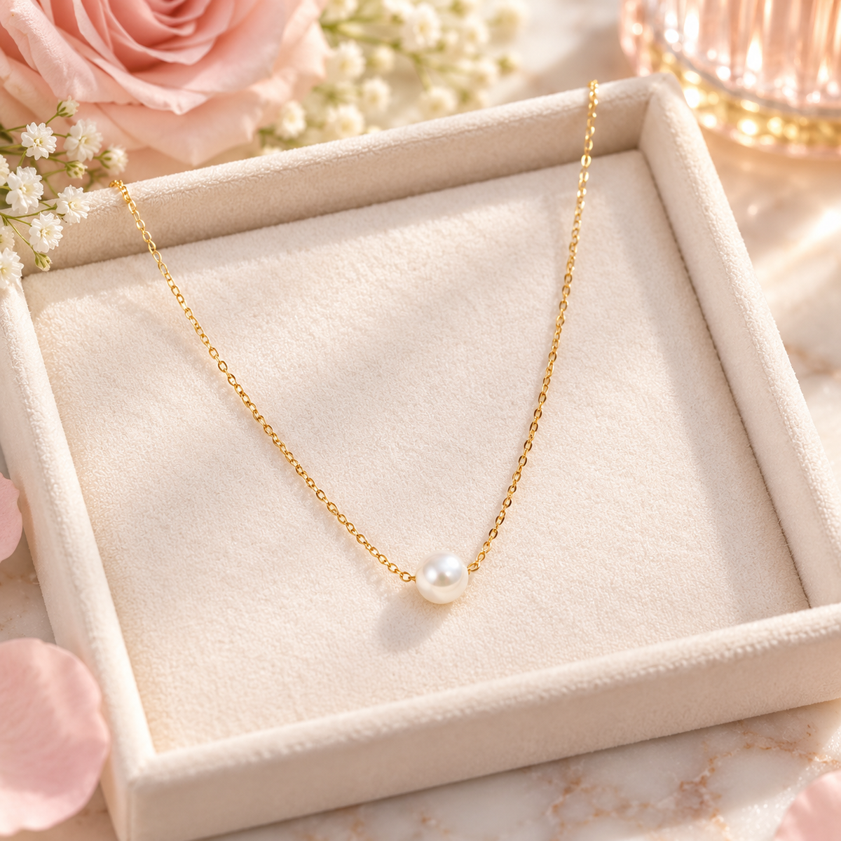 Everyday Pearl Dainty Necklace