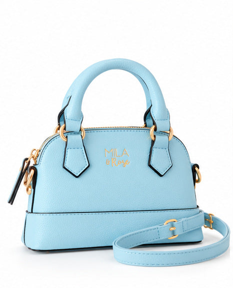 Bluebird Light Blue Mini Crossbody Purse for Girls | Mila & Rose