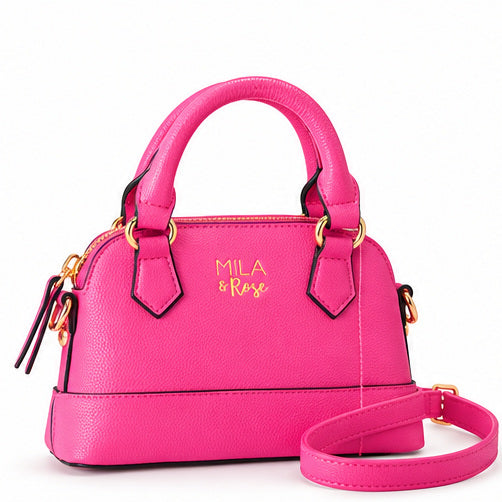 Hot Pink Mini Crossbody Purse for Girls | Mila & Rose