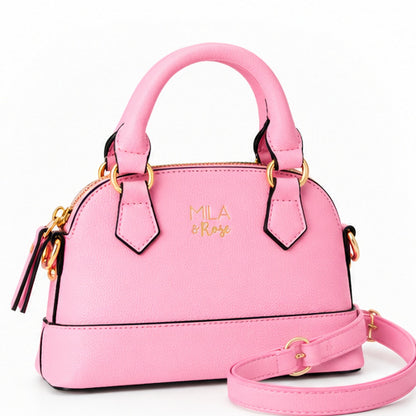 Bubblegum Pink Mini Crossbody Purse for Girls | Mila & Rose