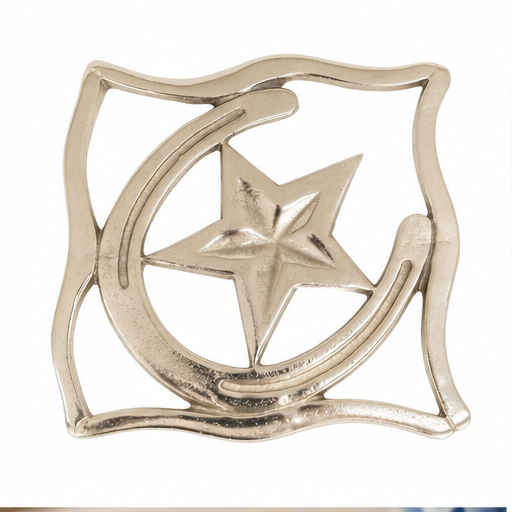 Huntley Equestrian Silver Horseshoe & Star Trivet