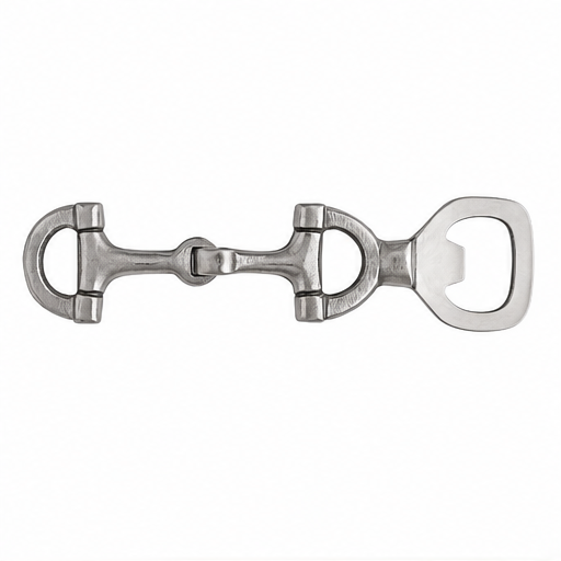 Huntley Equestrian Silver Horse Bit Bottle Opener