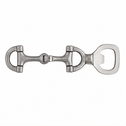 Huntley Equestrian Silver Horse Bit Bottle Opener
