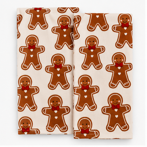Gingerbread Christmas Kitchen Towels – Set of 2
