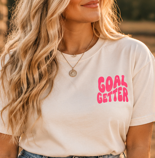 Goal Getter Inspirational Graphic Tee | Shape Your Future