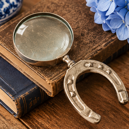 Huntley Equestrian Horseshoe Magnifying Glass – 3x Lens