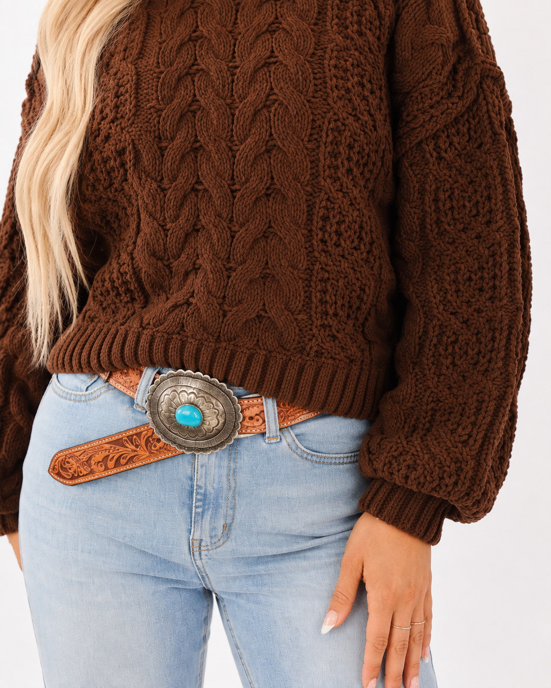 The Aspen Ridge Cable Knit Sweater