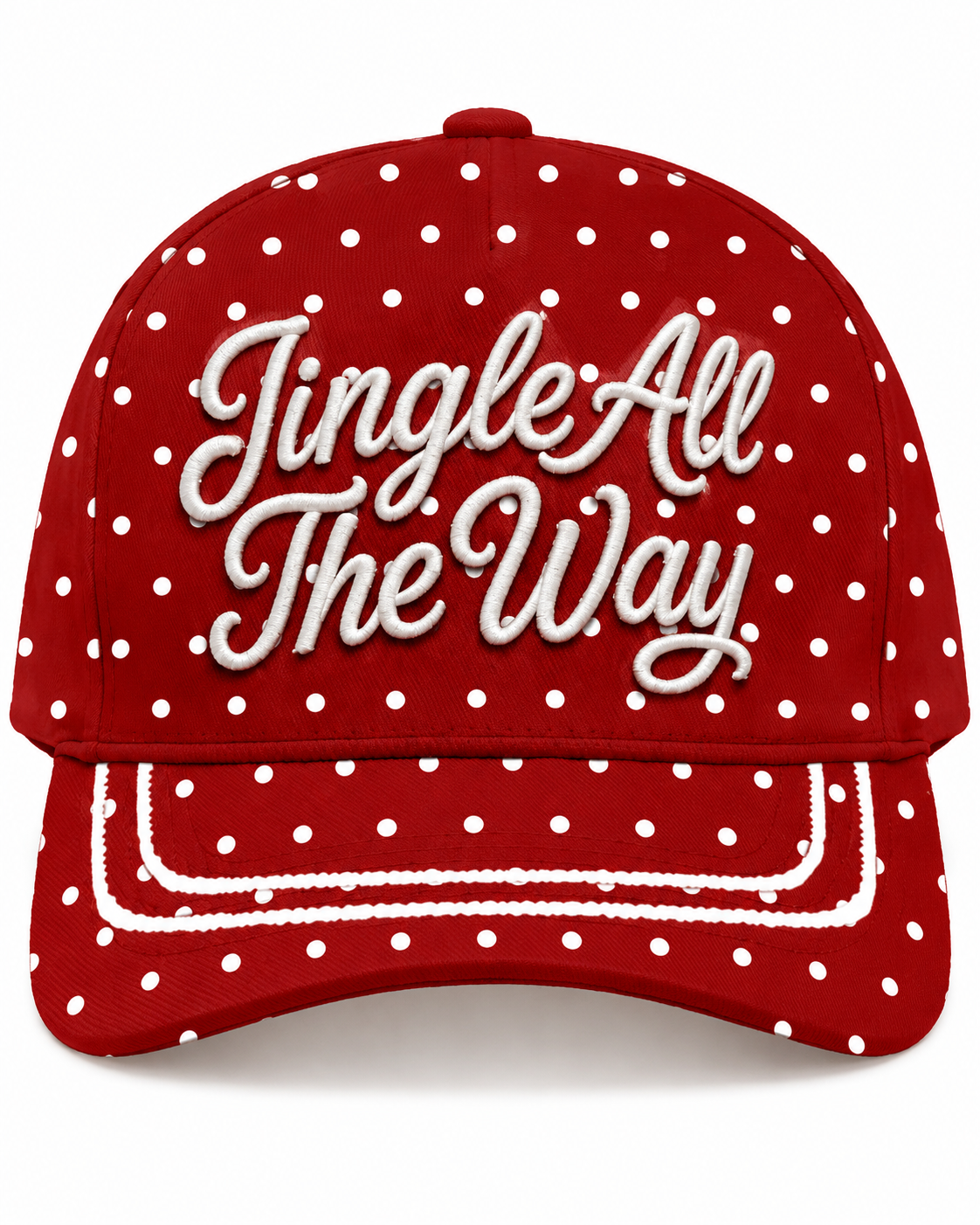 Jingle All The Way Polka Dot Christmas Hat