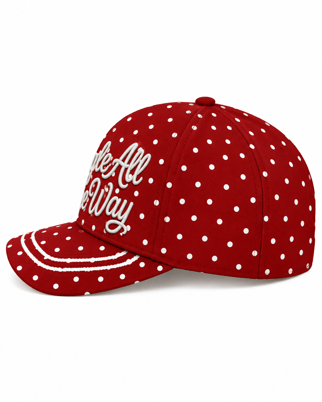 Jingle All The Way Polka Dot Christmas Hat