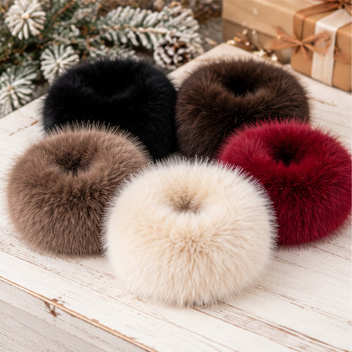 The Luxe Faux Fur Wrist Cuffs
