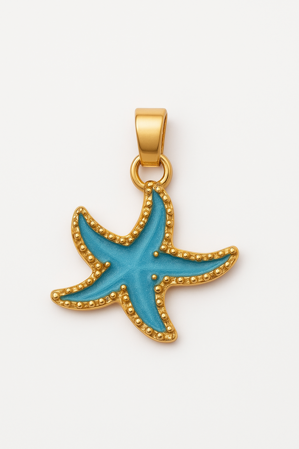 Seashells at the Seashore Starfish Pendant Necklace – Pink & Turquoise