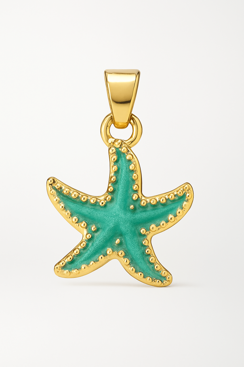 Seashells at the Seashore Starfish Pendant Necklace – Pink & Turquoise