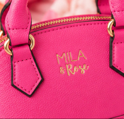 Hot Pink Mini Crossbody Purse for Girls | Mila & Rose