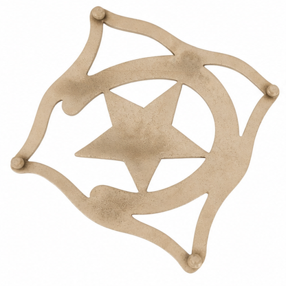 Huntley Equestrian Silver Horseshoe & Star Trivet