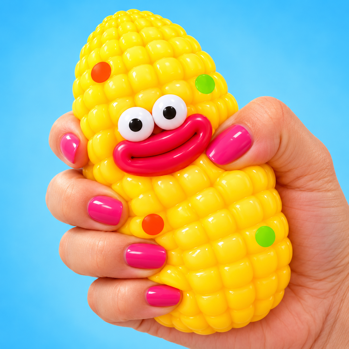 Corn Crack & Squish Sensory Toy | Funny Corn Fidget