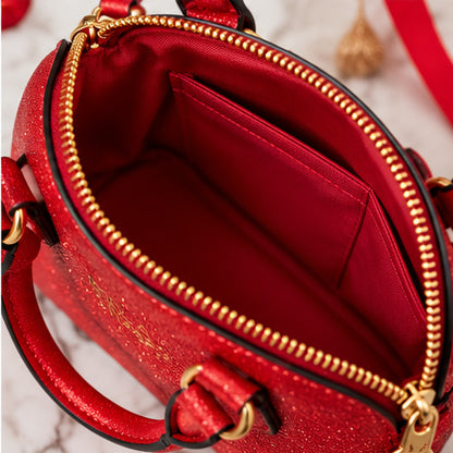 Red Shimmer Mini Crossbody Purse for Girls | Mila & Rose
