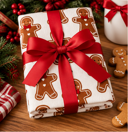 Gingerbread Christmas Kitchen Towels – Set of 2