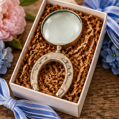 Huntley Equestrian Horseshoe Magnifying Glass – 3x Lens