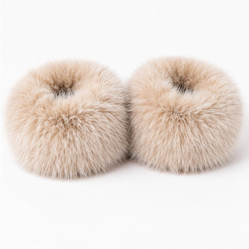 The Luxe Faux Fur Wrist Cuffs