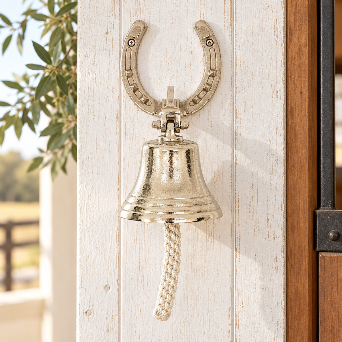 Huntley Equestrian Wall-Mounted Horseshoe Bell