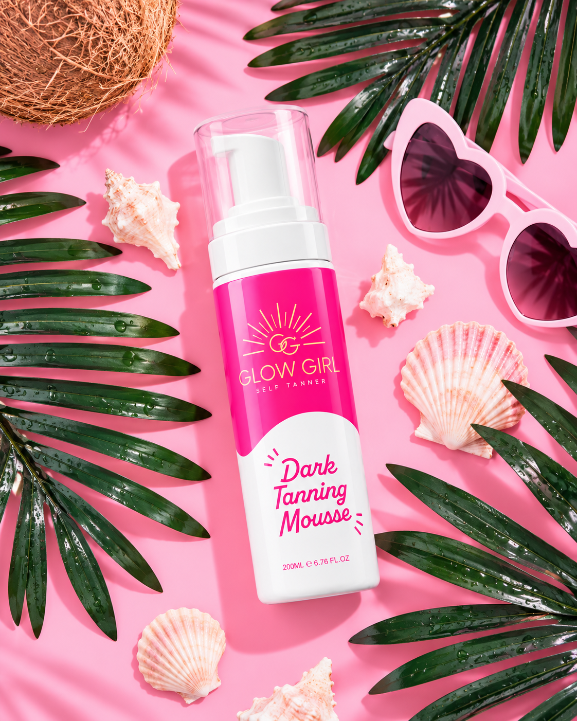 Glow Girl Dark Self-Tanning Mousse | Natural Bronze