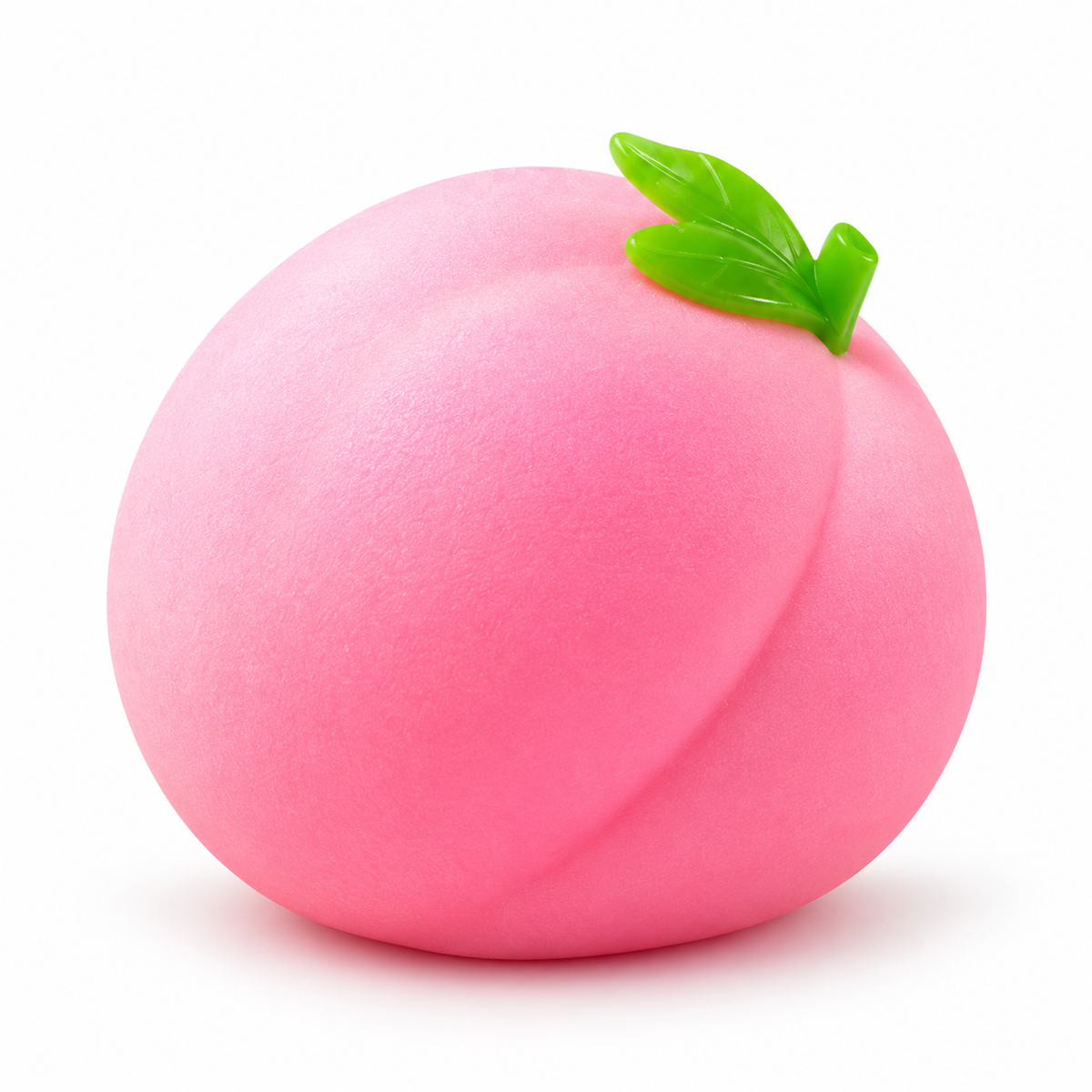 Peach Crunchy Squishy Toy | Stretchy ASMR Stress Ball