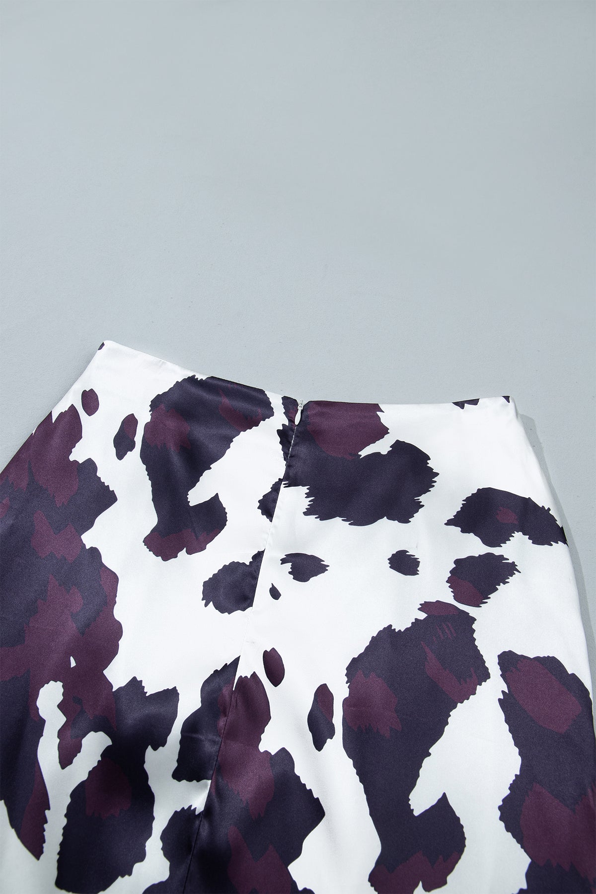 Brown Abstract Western Maxi Skirt