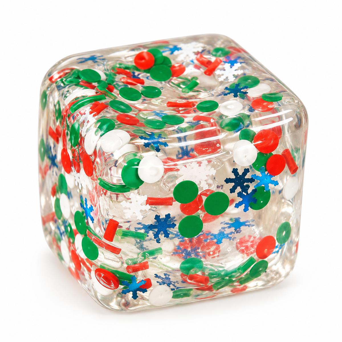 Christmas Cube Squishy Fidget Toy – Mystery Holiday Design