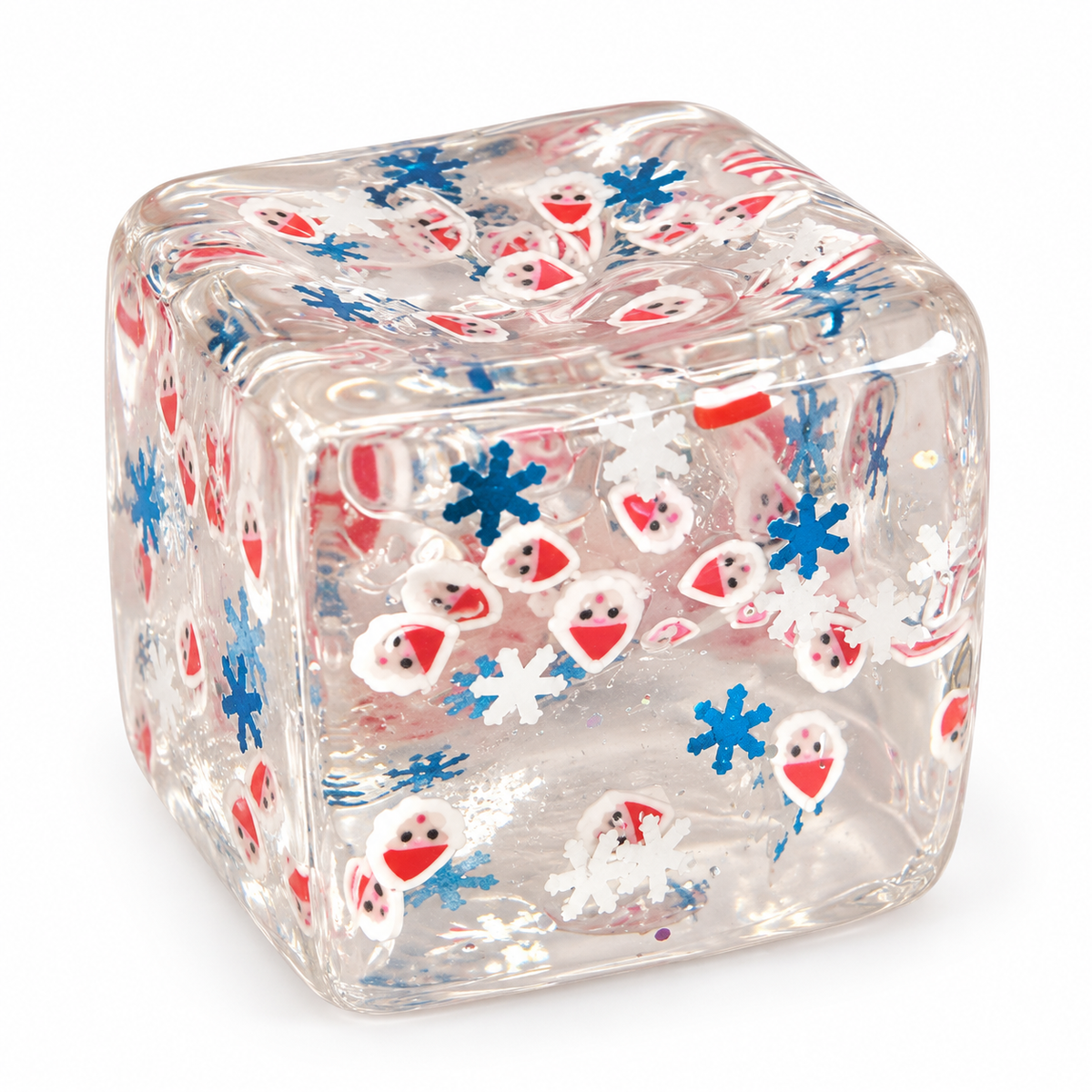 Christmas Cube Squishy Fidget Toy – Mystery Holiday Design
