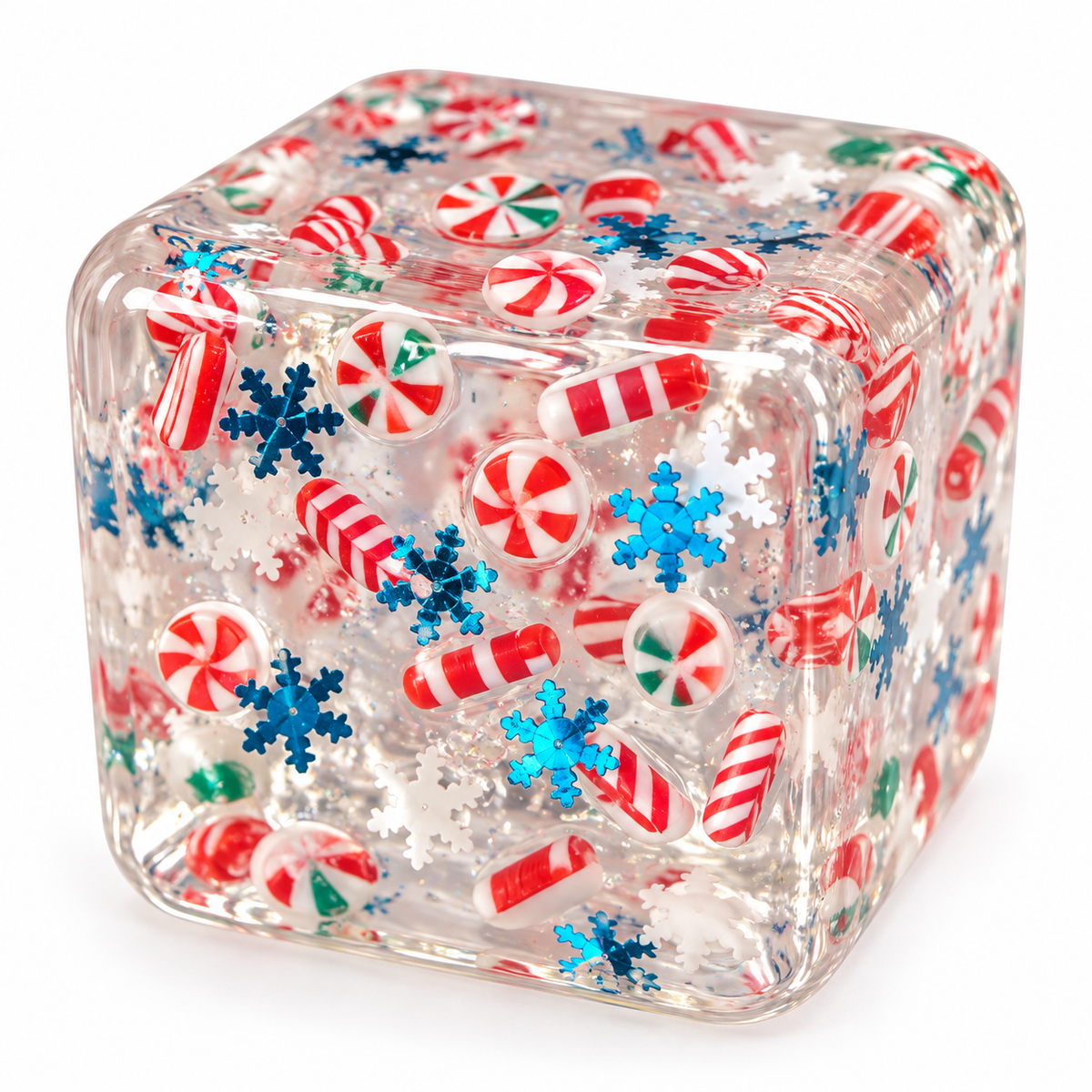 Christmas Cube Squishy Fidget Toy – Mystery Holiday Design