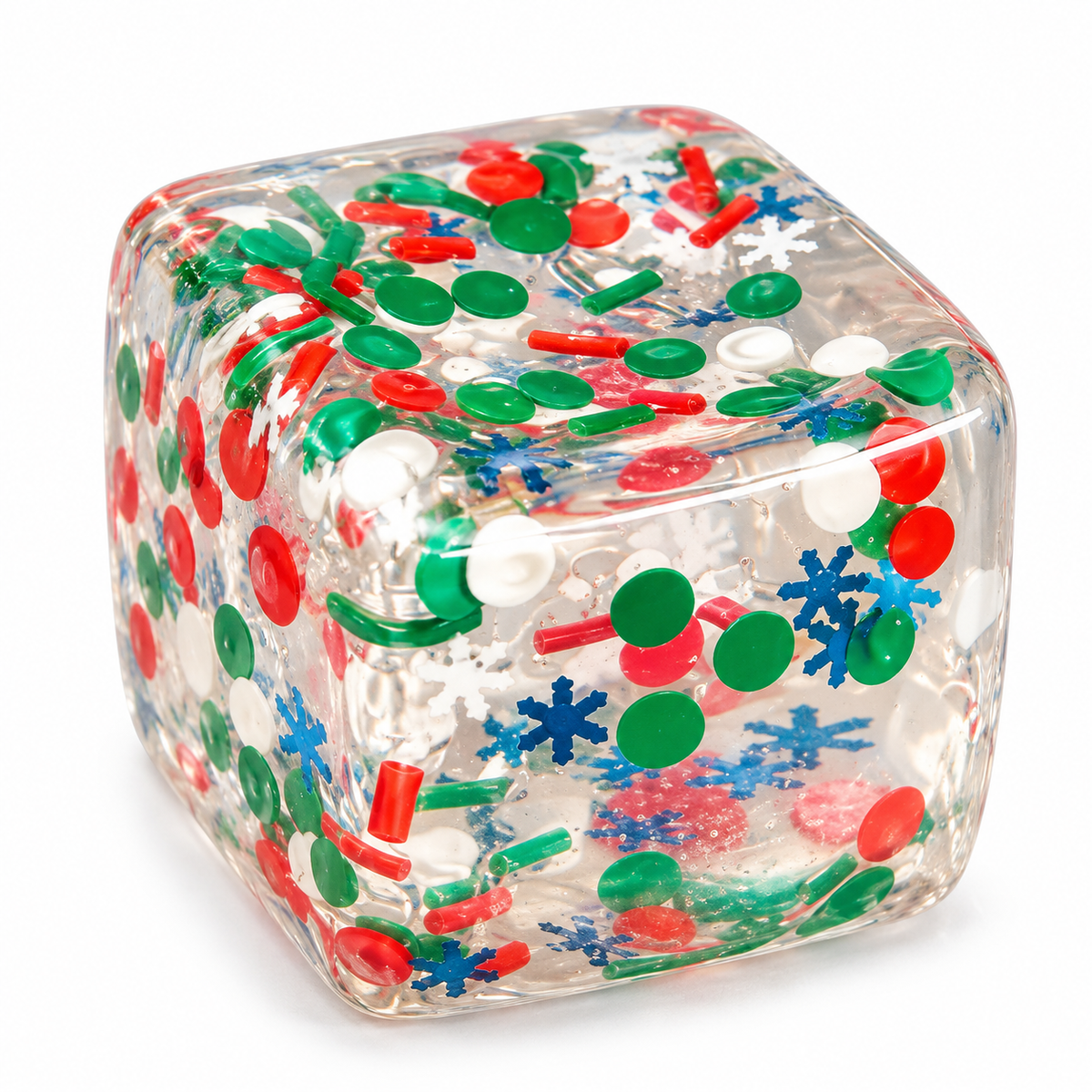 Christmas Cube Squishy Fidget Toy – Mystery Holiday Design