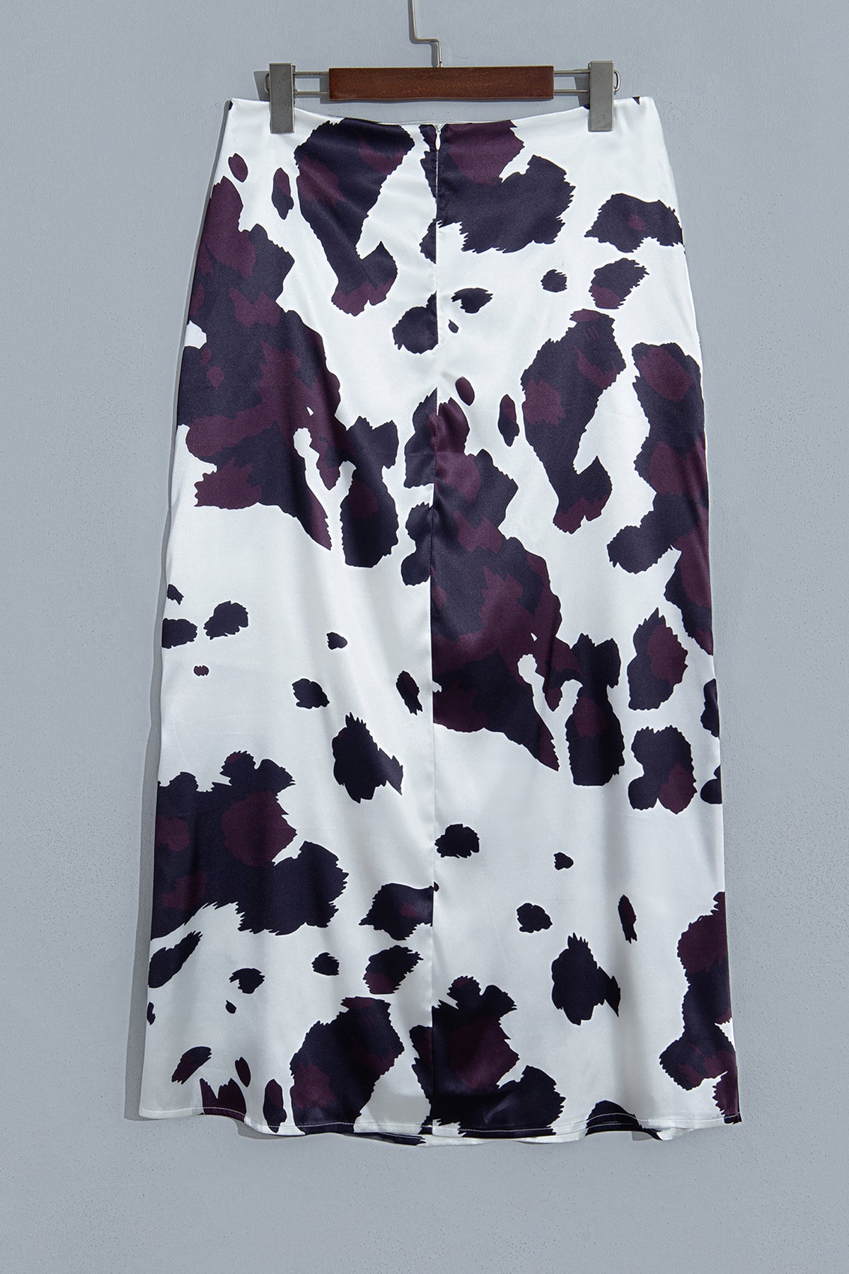 Brown Abstract Western Maxi Skirt