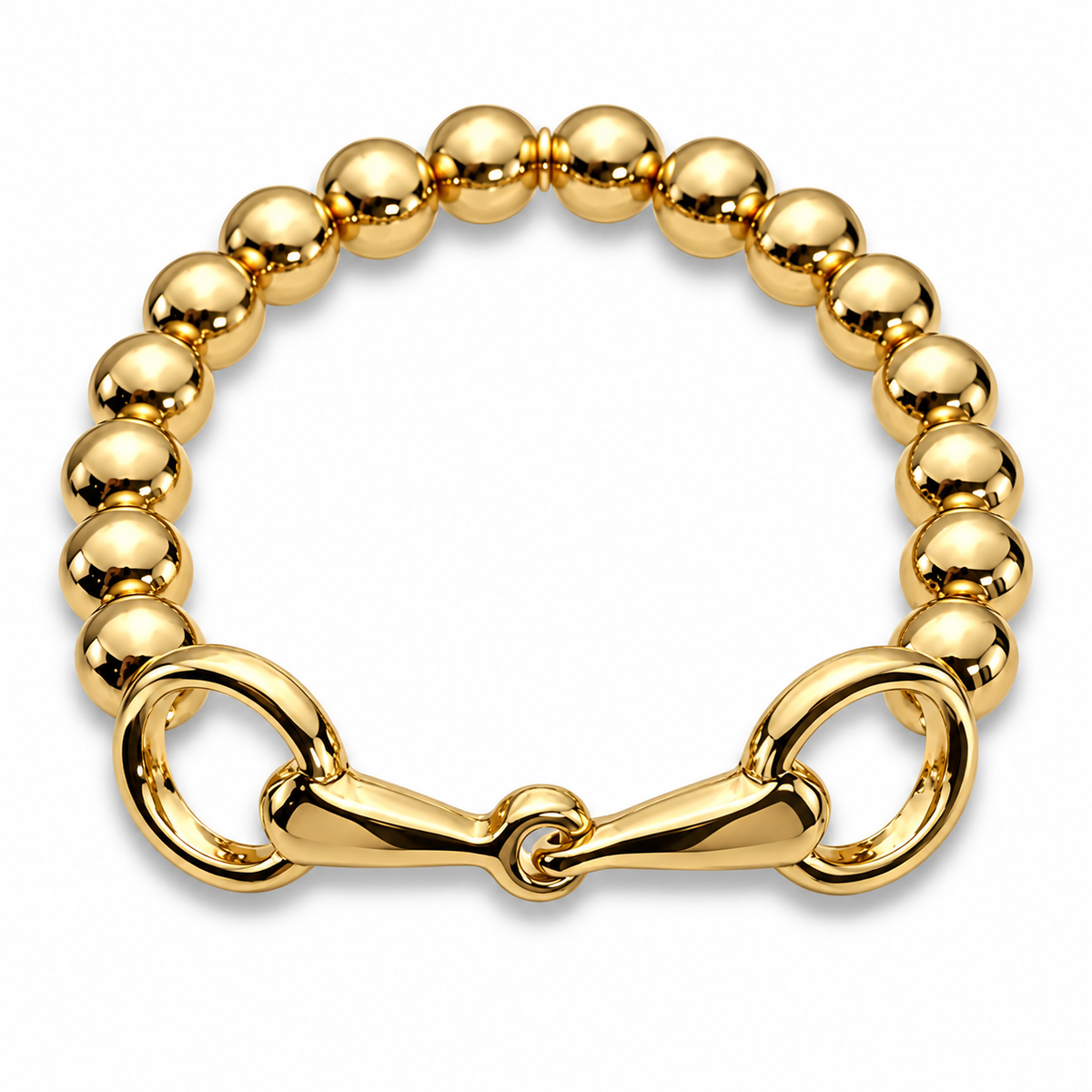 Golden Reins Snaffle Bit Stretch Bracelet