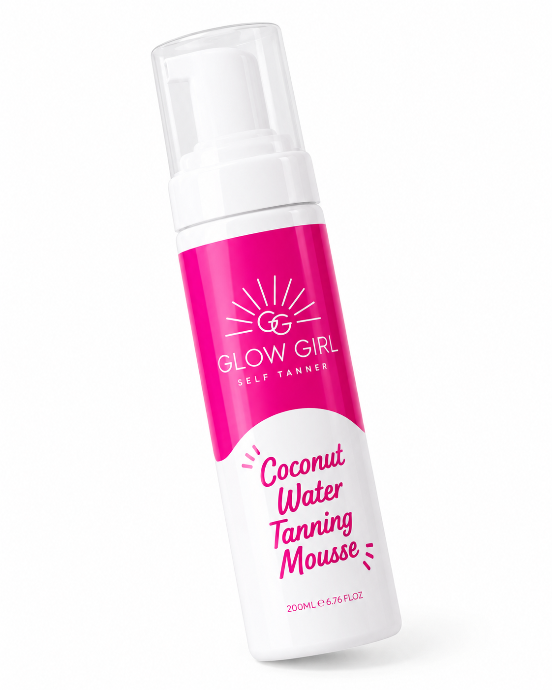 Glow Girl Coconut Water Self-Tanning Mousse | Hydrating Dark Tan