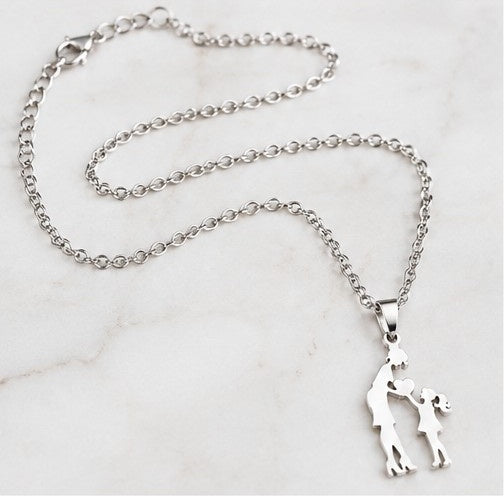 Just My Mom & Me Necklace In Silver