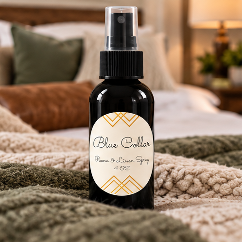 Blue Collar Room & Linen Spray | Double-Scented 4 oz