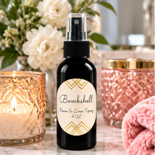 Bombshell Room & Linen Spray | Double-Scented 4 oz