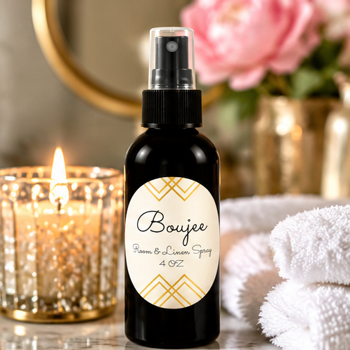 Boujee Room & Linen Spray | Double-Scented Home Fragrance 4 oz