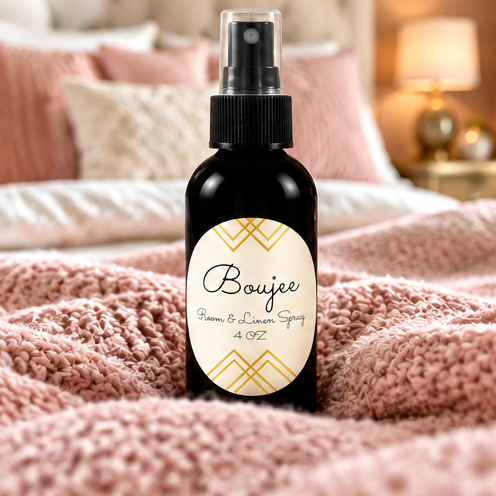 Boujee Room & Linen Spray | Double-Scented Home Fragrance 4 oz