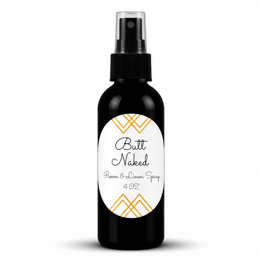 Butt Naked Room & Linen Spray | Tropical Pineapple, Peach & Coconut – 4 oz