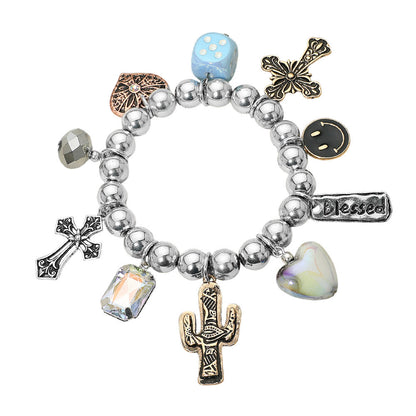 Blessed & Wild Western Charm Stretch Bracelet