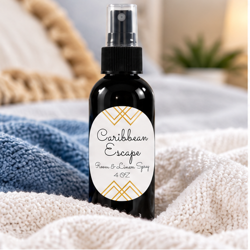 Caribbean Escape Room & Linen Spray | Tropical Home Fragrance – 4 oz