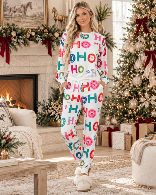 Merry Everything Wide-Leg Holiday Pajama Set