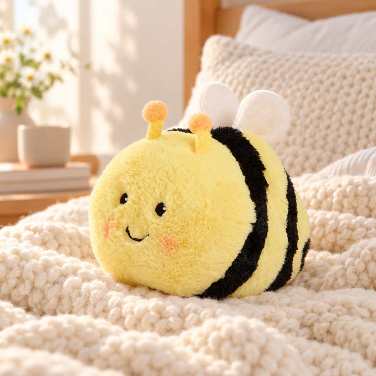 Warmies® Junior Bee | 9" Microwavable Lavender Plush